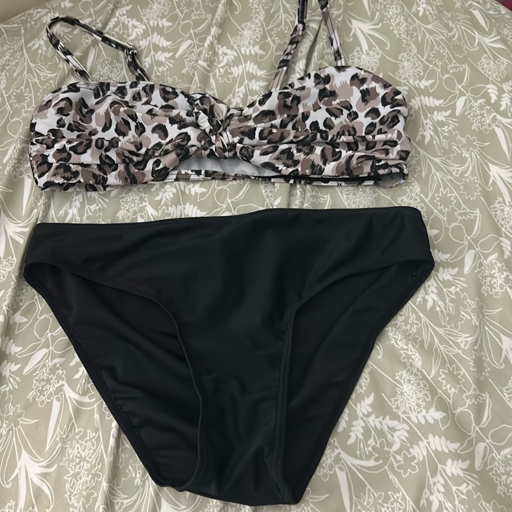 Animal print swimsuit